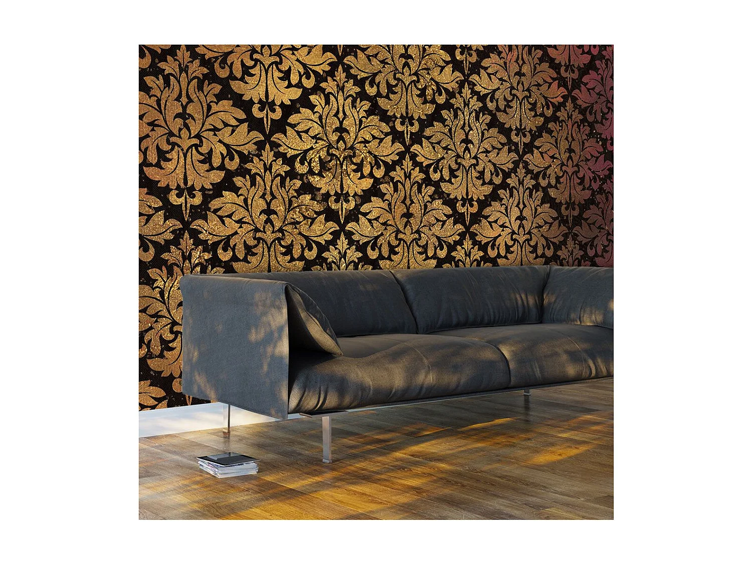 Papier Peint XXL "Golden Baroque" 280x500cm