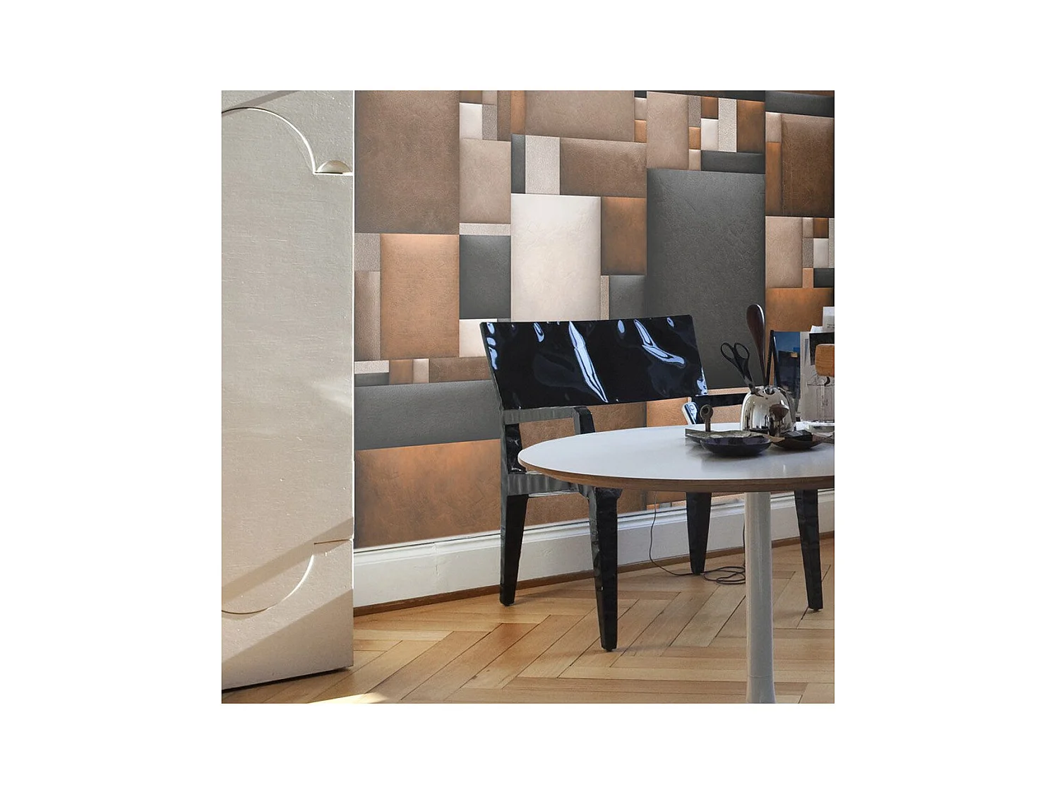 Papier Peint "Leather Blocks" 50x1000cm