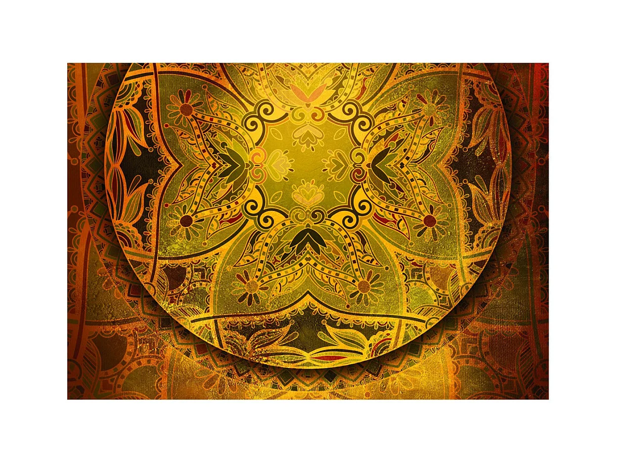 Papier Peint "Mandala : Golden Poem" 175 x 250 cm
