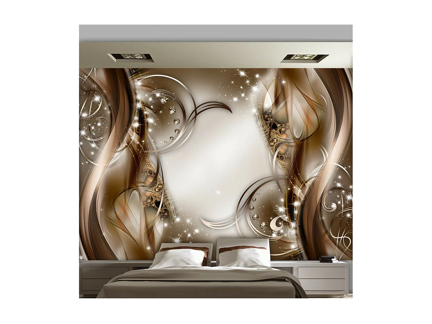 Papier Peint "Cinnamon Trinkets" 140 x 200 cm