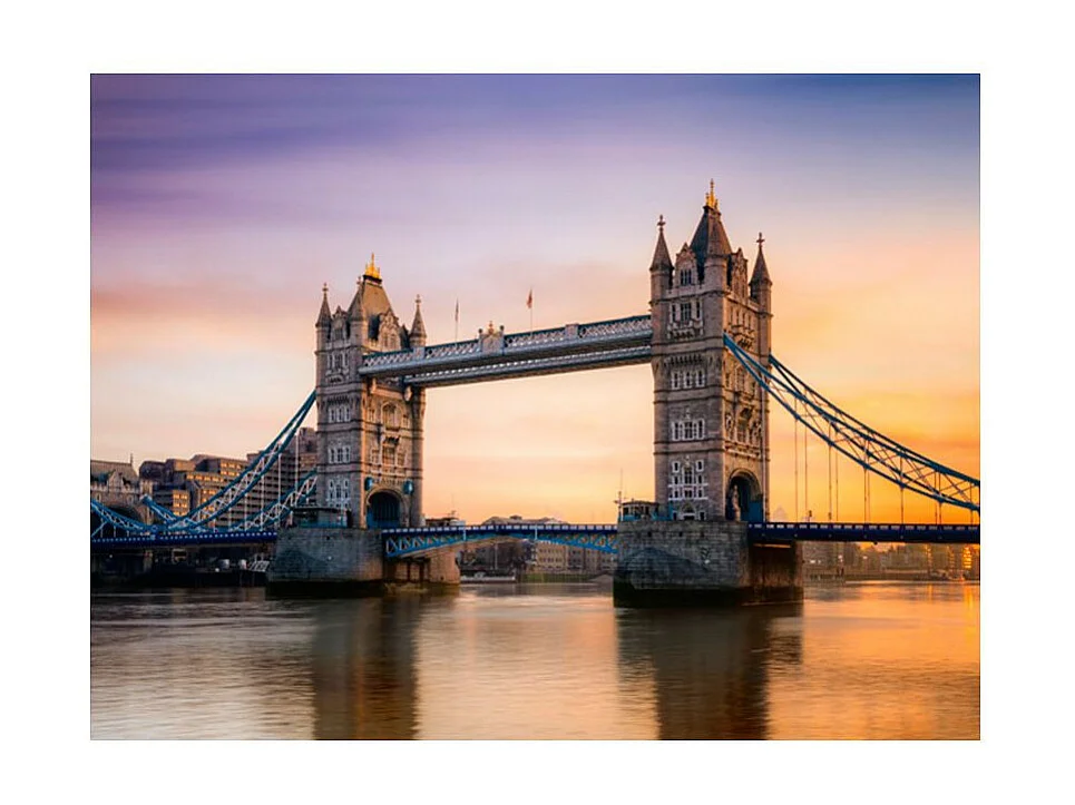 Papier Peint "Tower Bridge à l'aube" 154 x 200 cm