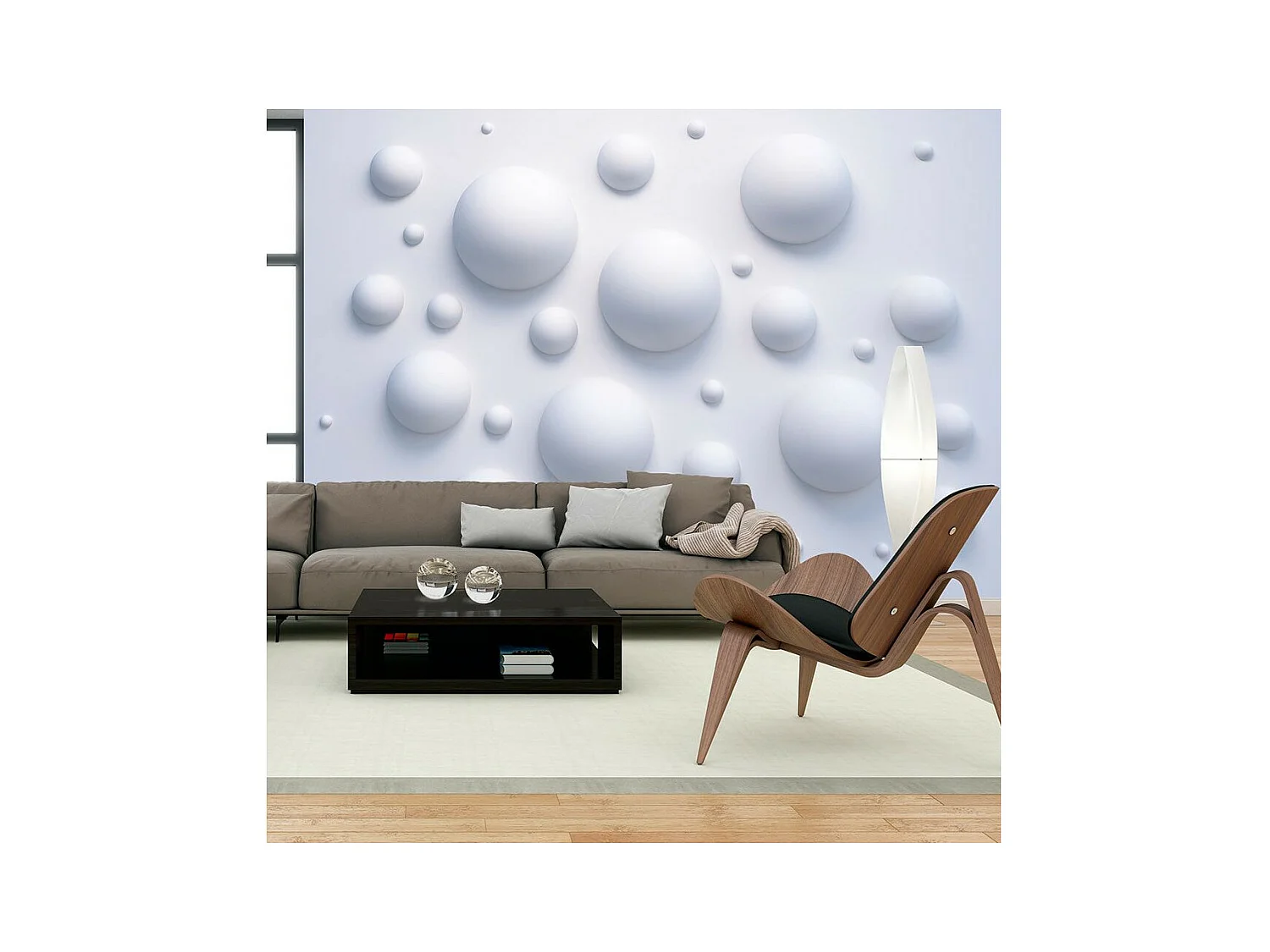 Papier Peint "Bubble Wall" 105 x 150 cm