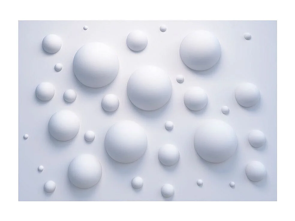 Papier Peint "Bubble Wall" 105 x 150 cm