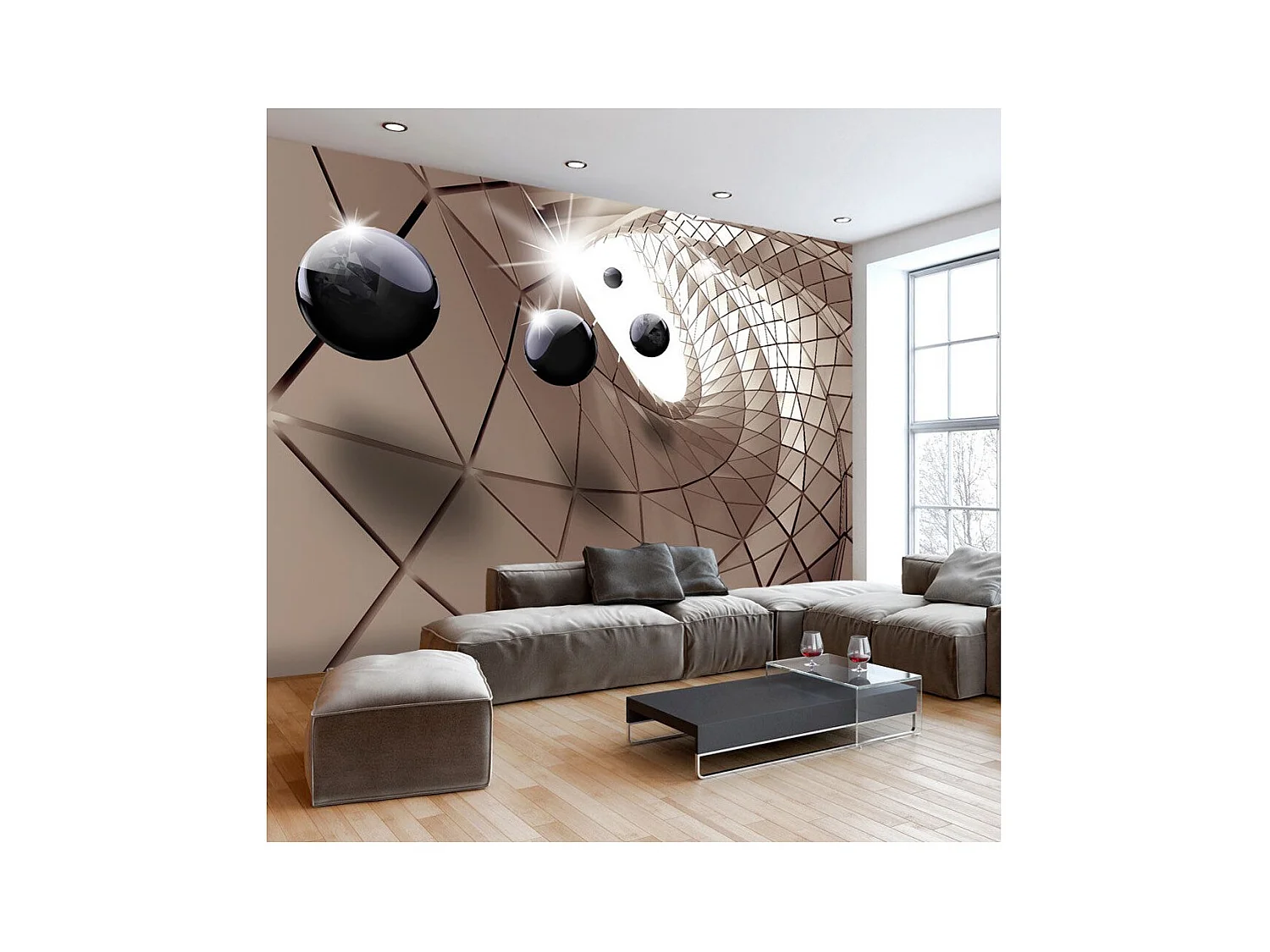 Papier Peint "Abstract Utopia" 175 x 250 cm