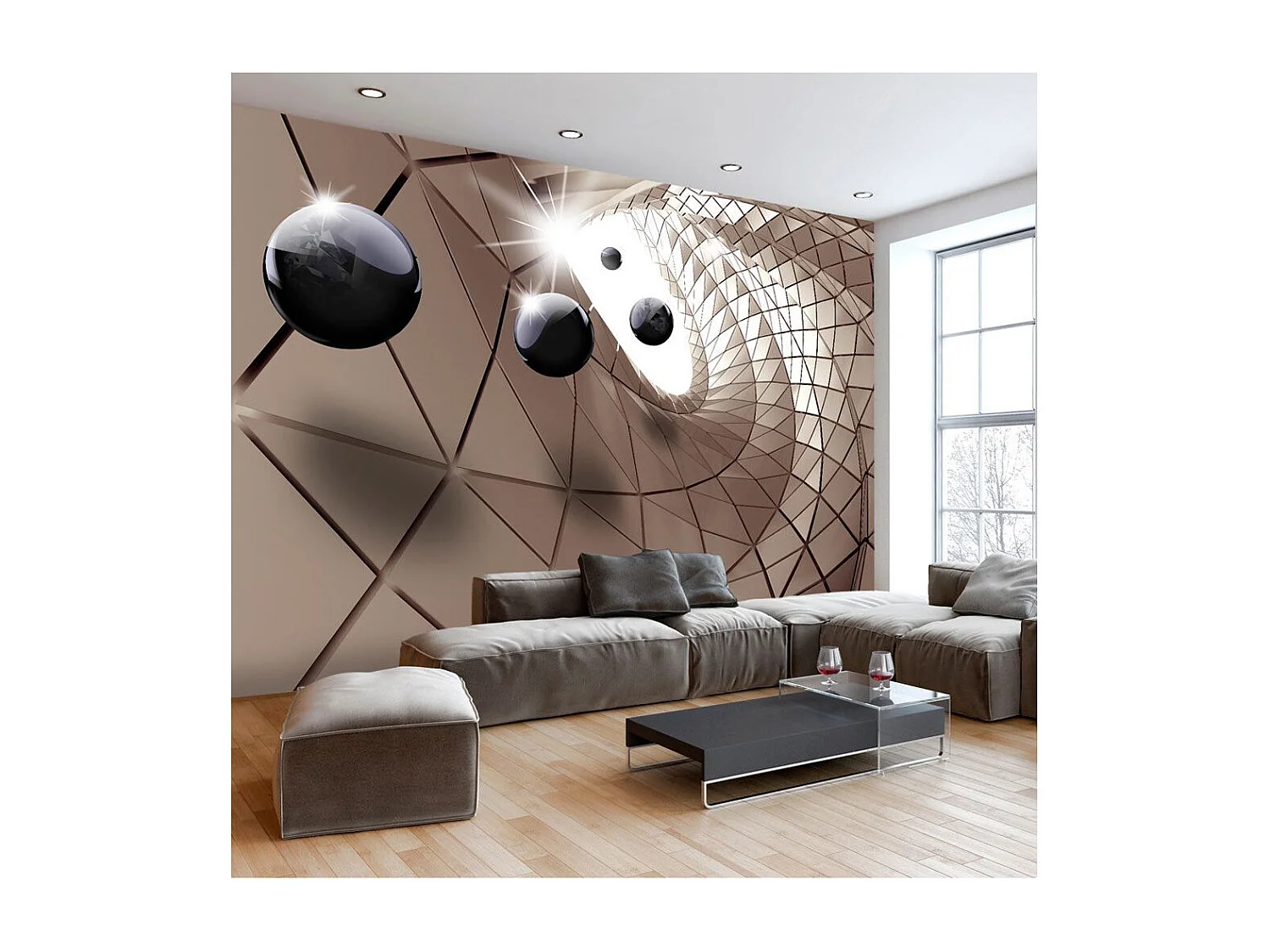 Papier Peint "Abstract Utopia" 175 x 250 cm