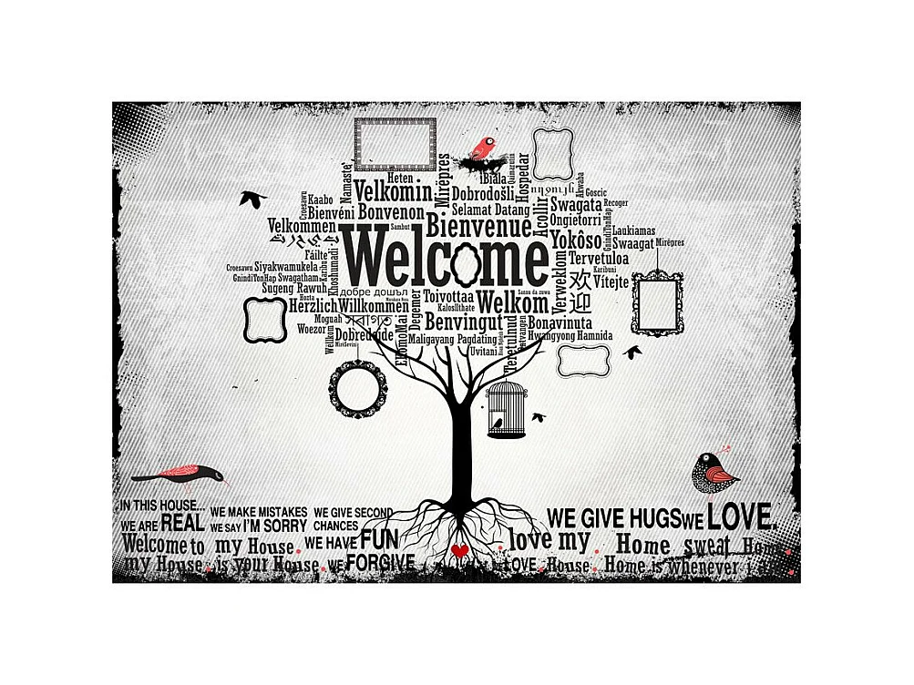 Papier Peint "In This Home" 210 x 300 cm