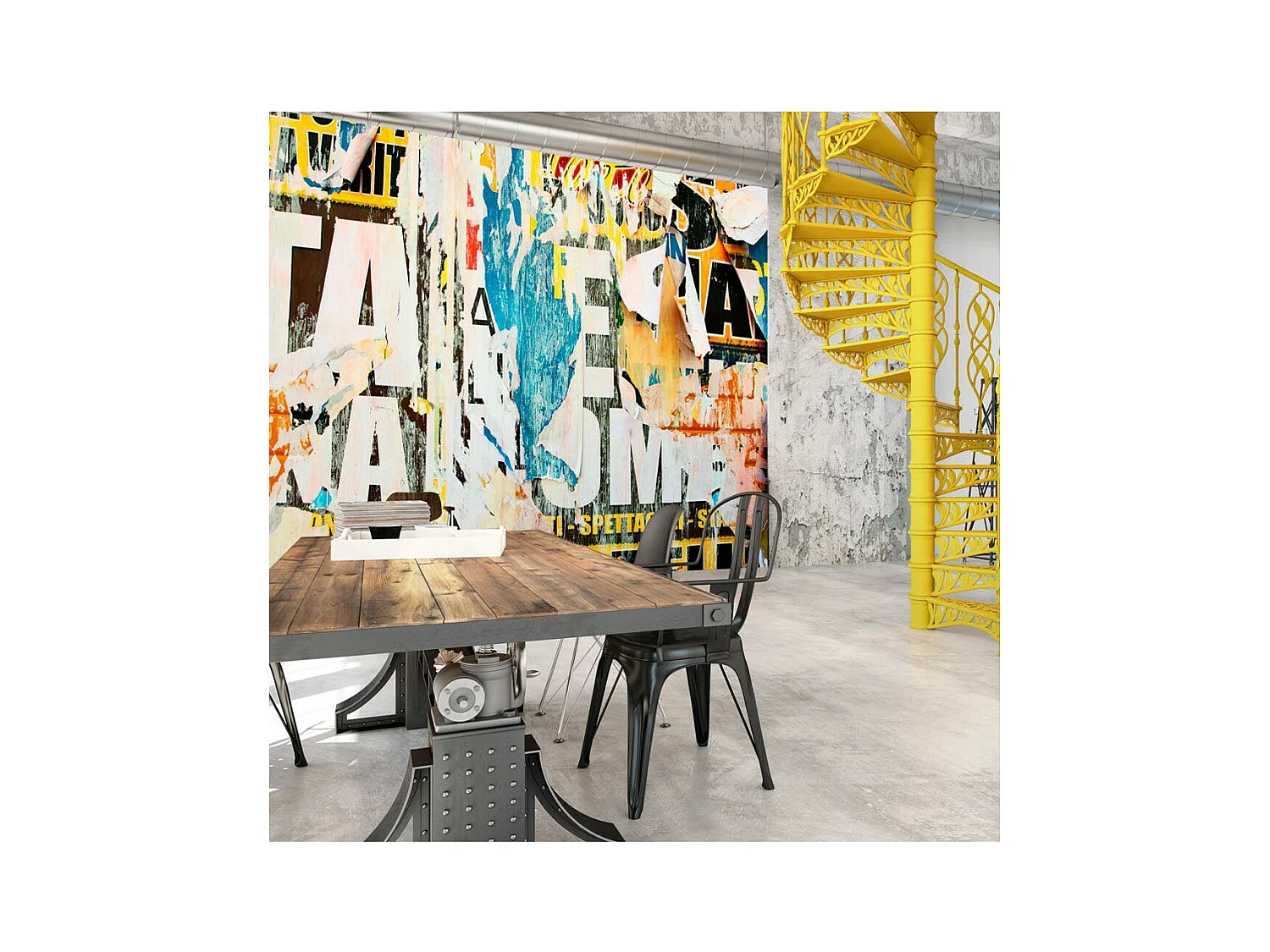 Papier Peint "Street Poster" 70 x 100 cm