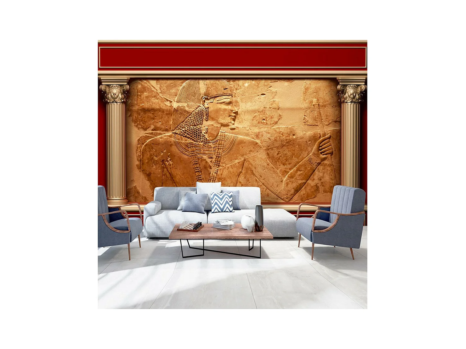 Papier Peint "Egyptian Walls" 245 x 350 cm