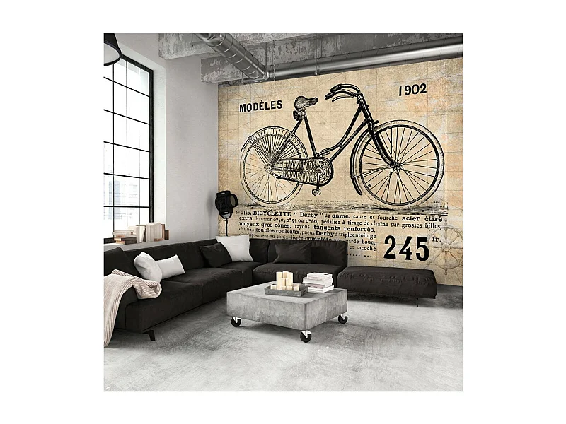 Papier Peint "Vélo Ancien" 280 x 400 cm
