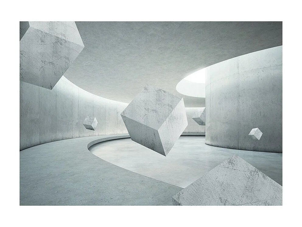 Papier Peint "Geometry of the Cube" 245 x 350 cm