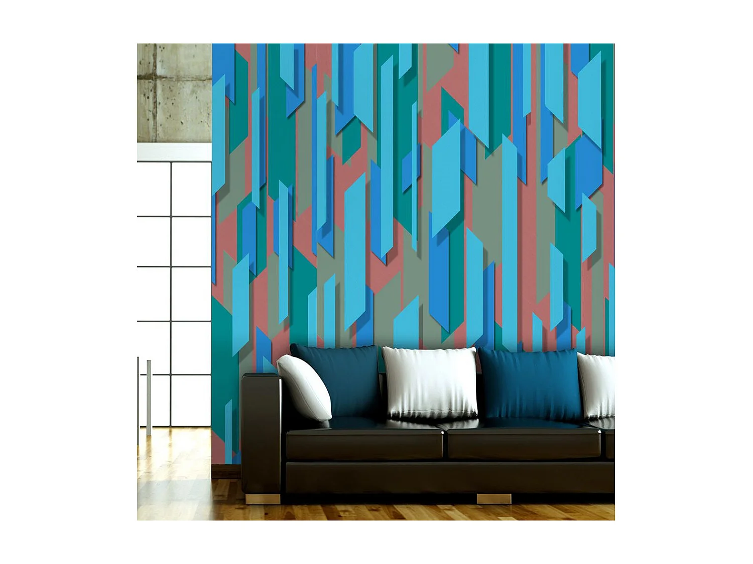 Papier Peint "Blue Lagoon II"  1000x50cm