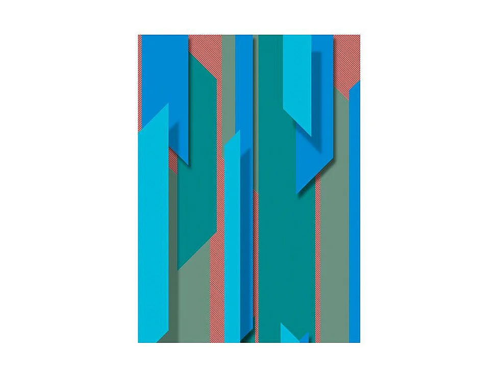 Papier Peint "Blue Lagoon II"  1000x50cm