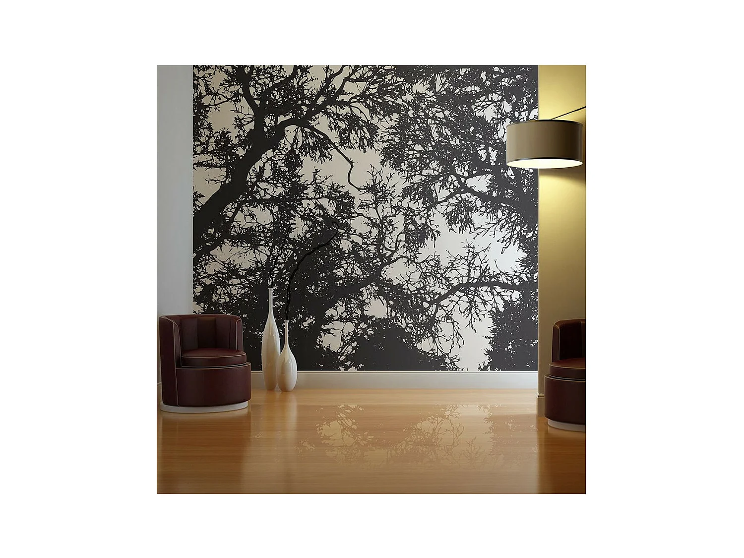 Papier Peint "Bleak Forest" 154 x 200 cm