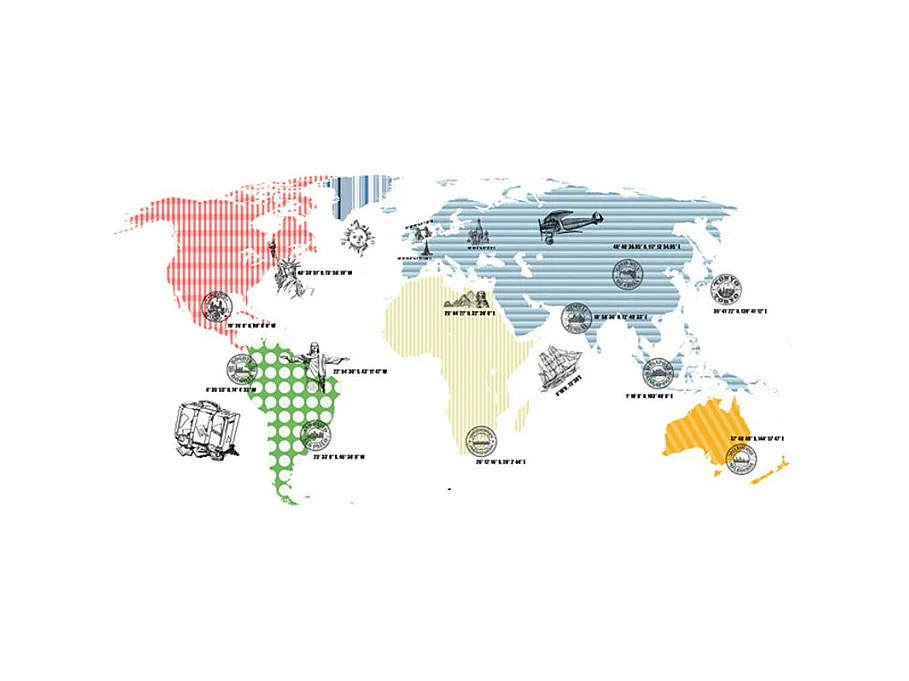 Papier Peint "Cosmopolitan" 154 x 200 cm