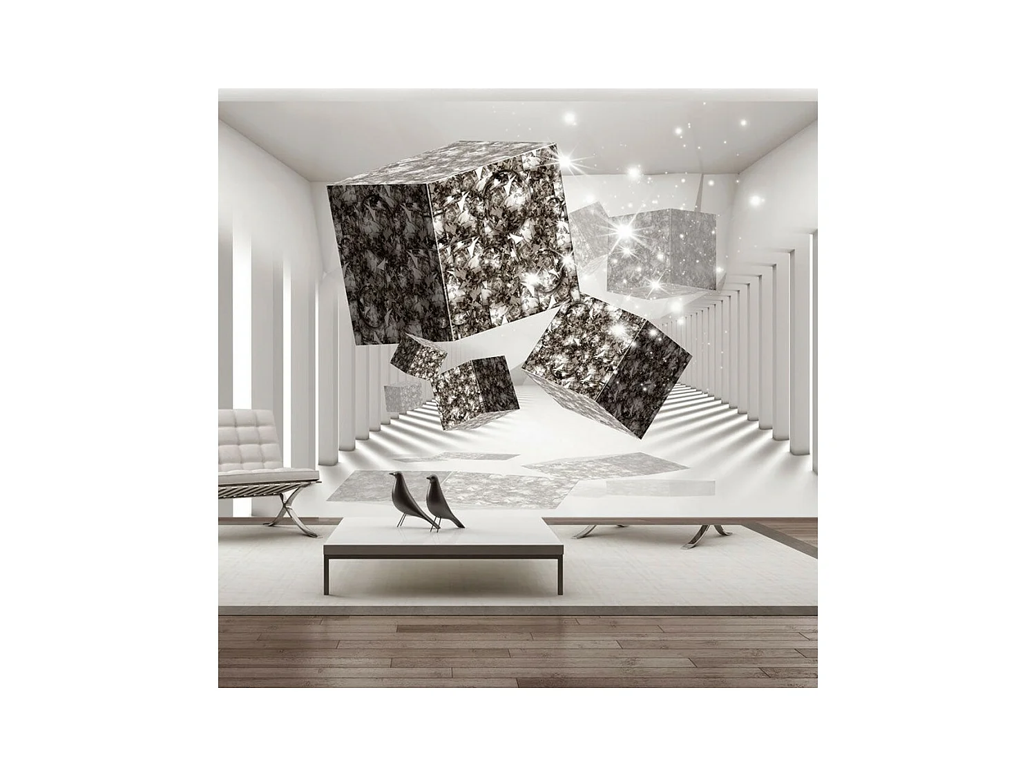 Papier Peint "Modern Art" 140 x 200 cm