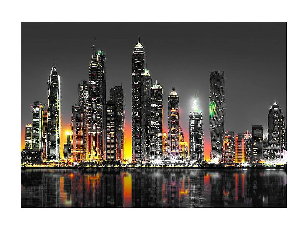 Papier Peint "Desert City Dubai" 70 x 100 cm