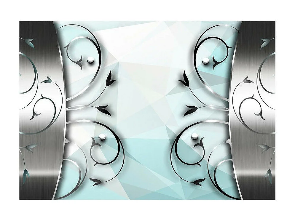 Papier Peint "Silver Gate" 245 x 350 cm