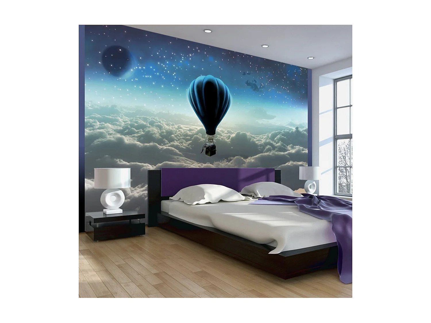 Papier Peint "Aventure Nocturne" 70 x 100 cm