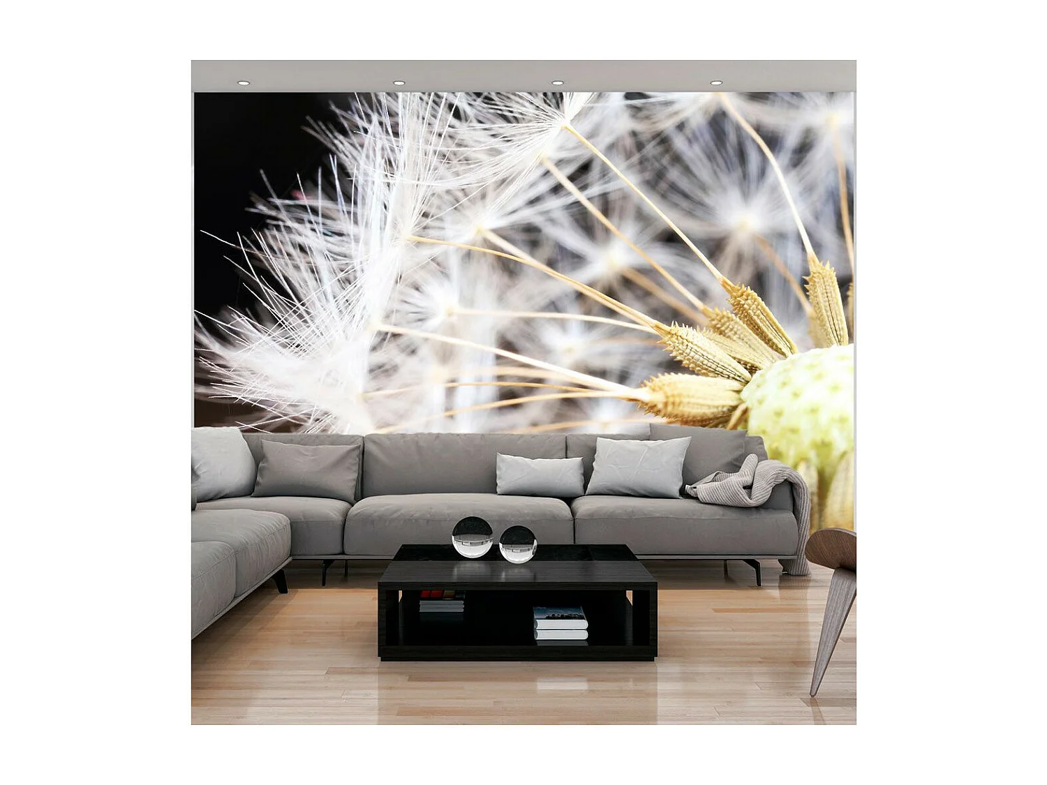 Papier Peint "Fluffy Dandelion" 105 x 150 cm