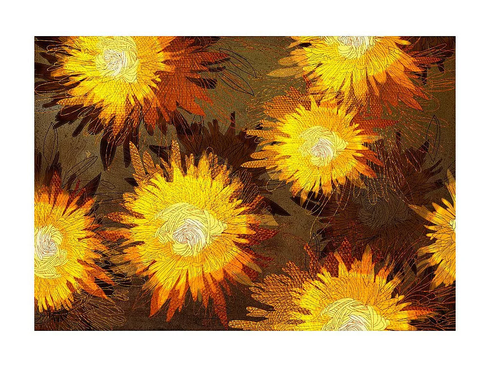Papier Peint "Sunflower Dance" 175 x 250 cm