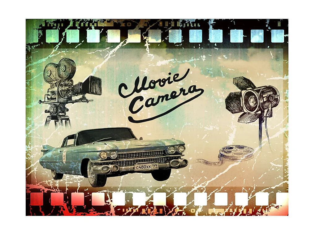 Papier Peint "On the Way To Hollywood" 154 x 200 cm