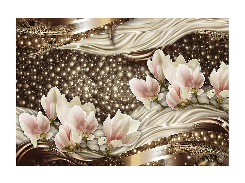 Papier Peint "Pearls & Magnolias" 105 x 150 cm