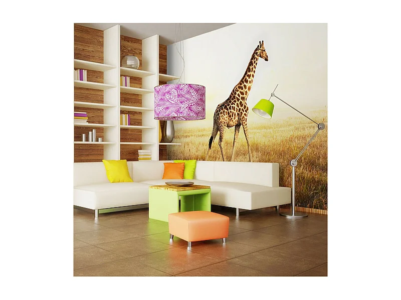 Papier Peint "Girafe Promenade" 231 x 300 cm