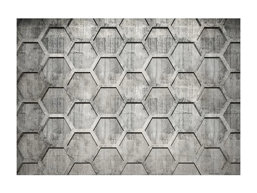 Papier Peint "Platinum Cubes" 70 x 100 cm