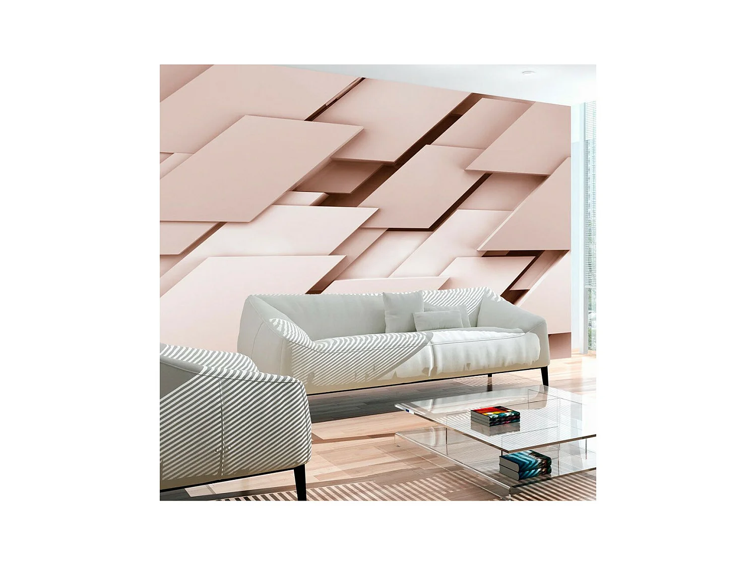 Papier Peint "Think Pink" 70 x 100 cm