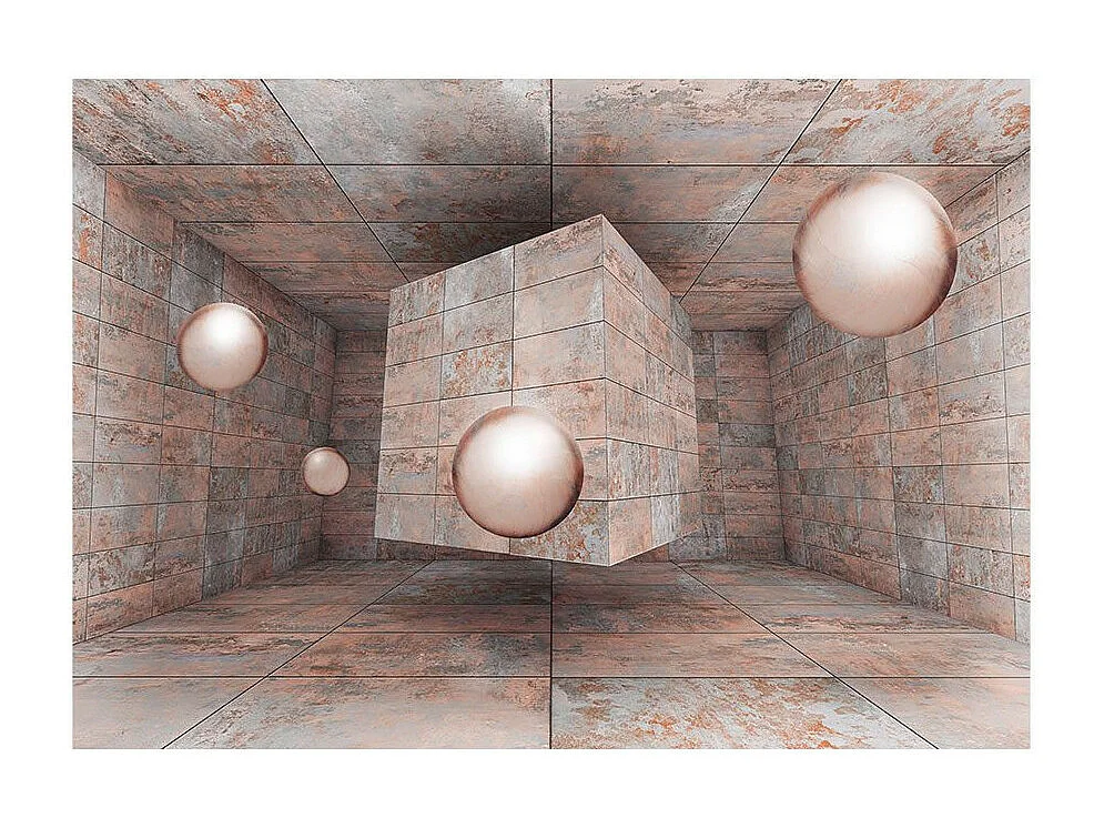 Papier Peint "Pink Box" 105 x 150 cm