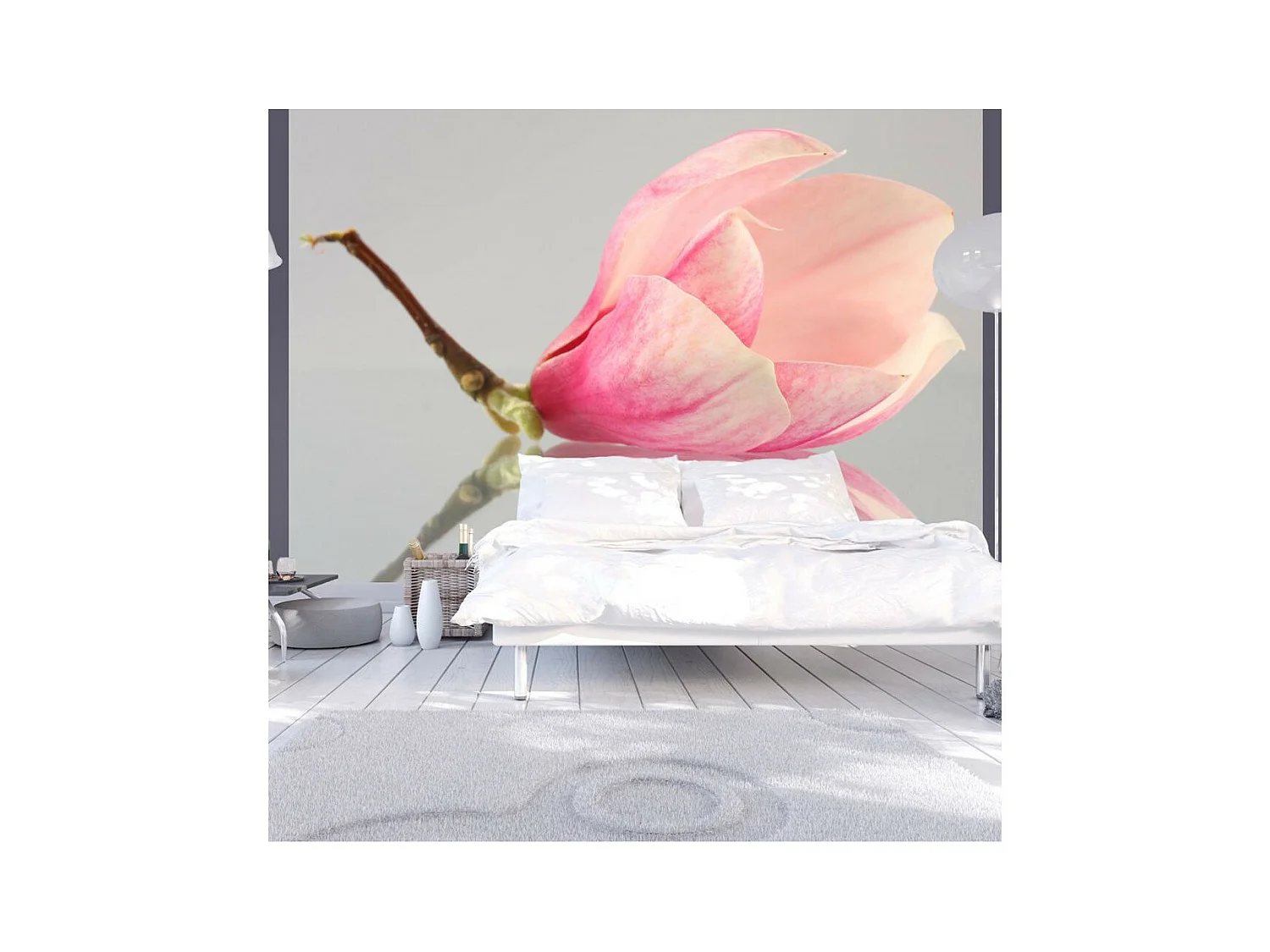 Papier Peint "Fleur de Magnolia Solitaire" 154 x 200 cm