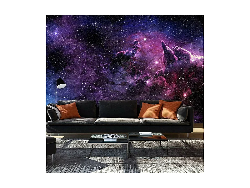 Papier Peint "Purple Nebula" 105 x 150 cm