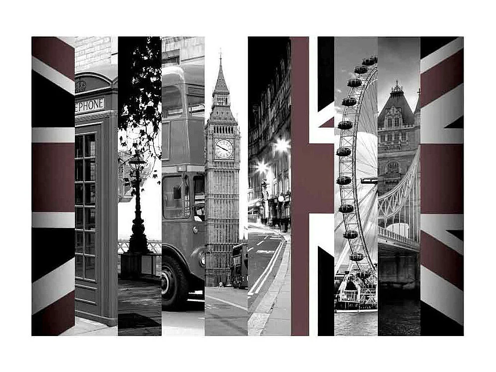 Papier Peint "London Symbols" 175 x 250 cm