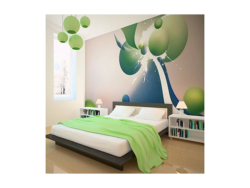 Papier Peint "Explosion Géométrique" 193 x 250 cm