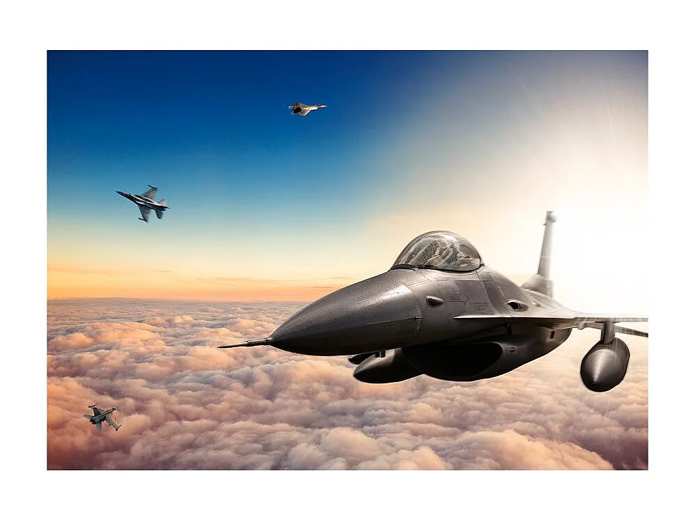 Papier Peint "F16 Fighter Jets" 70 x 100 cm