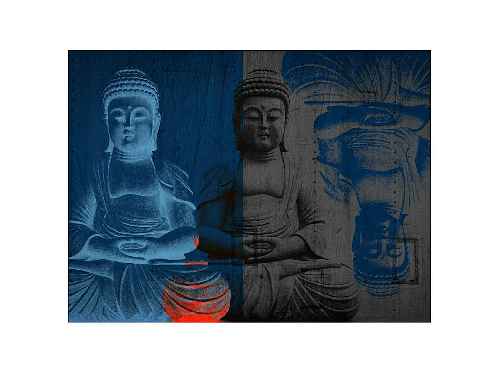 Papier Peint "Trois Corps du Bouddha" 193 x 250 cm