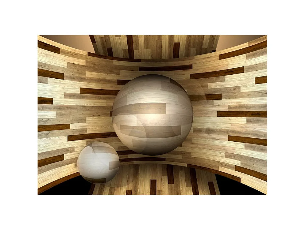 Papier Peint "Orbite de Bois" 70 x 100 cm