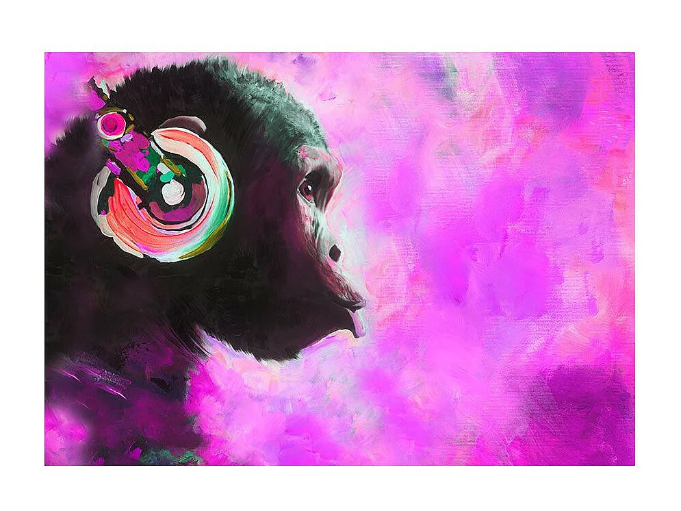 Papier Peint "World of Sound" 70 x 100 cm