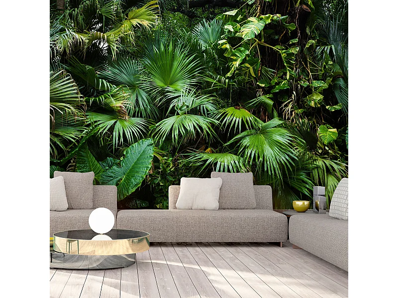 Papier Peint "Sunny Jungle" 105 x 150 cm