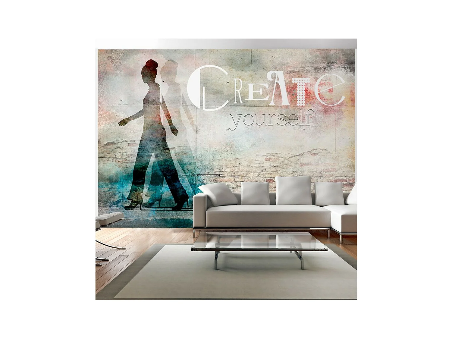 Papier Peint "Create Yourself" 105 x 150 cm