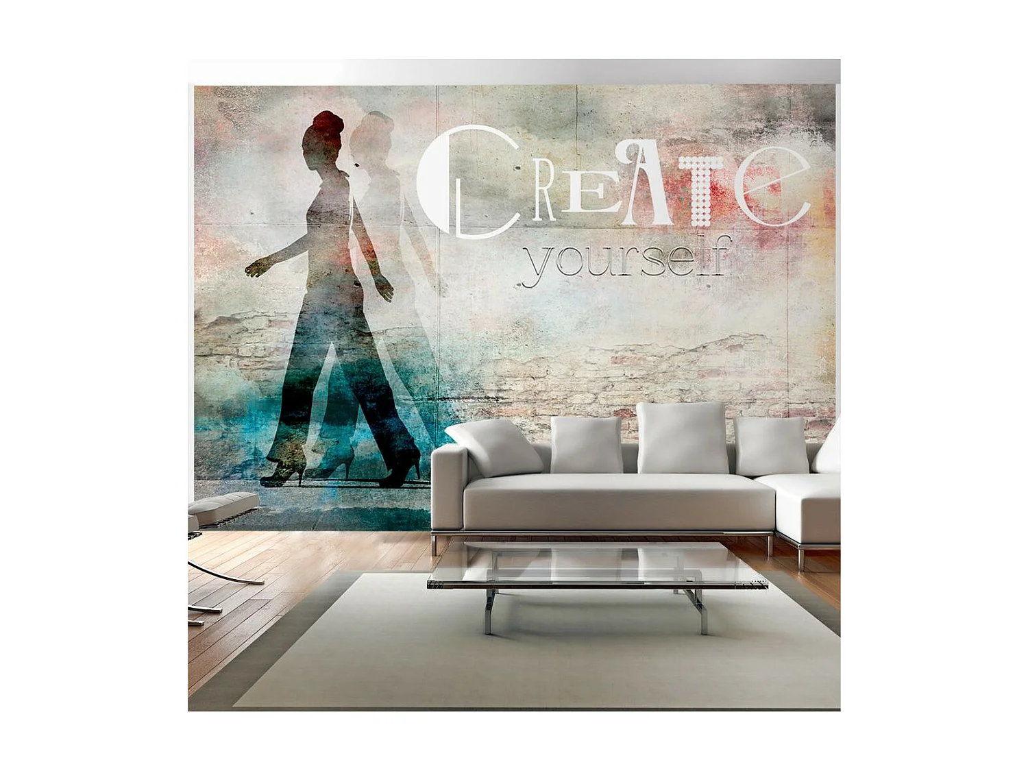 Papier Peint "Create Yourself" 105 x 150 cm