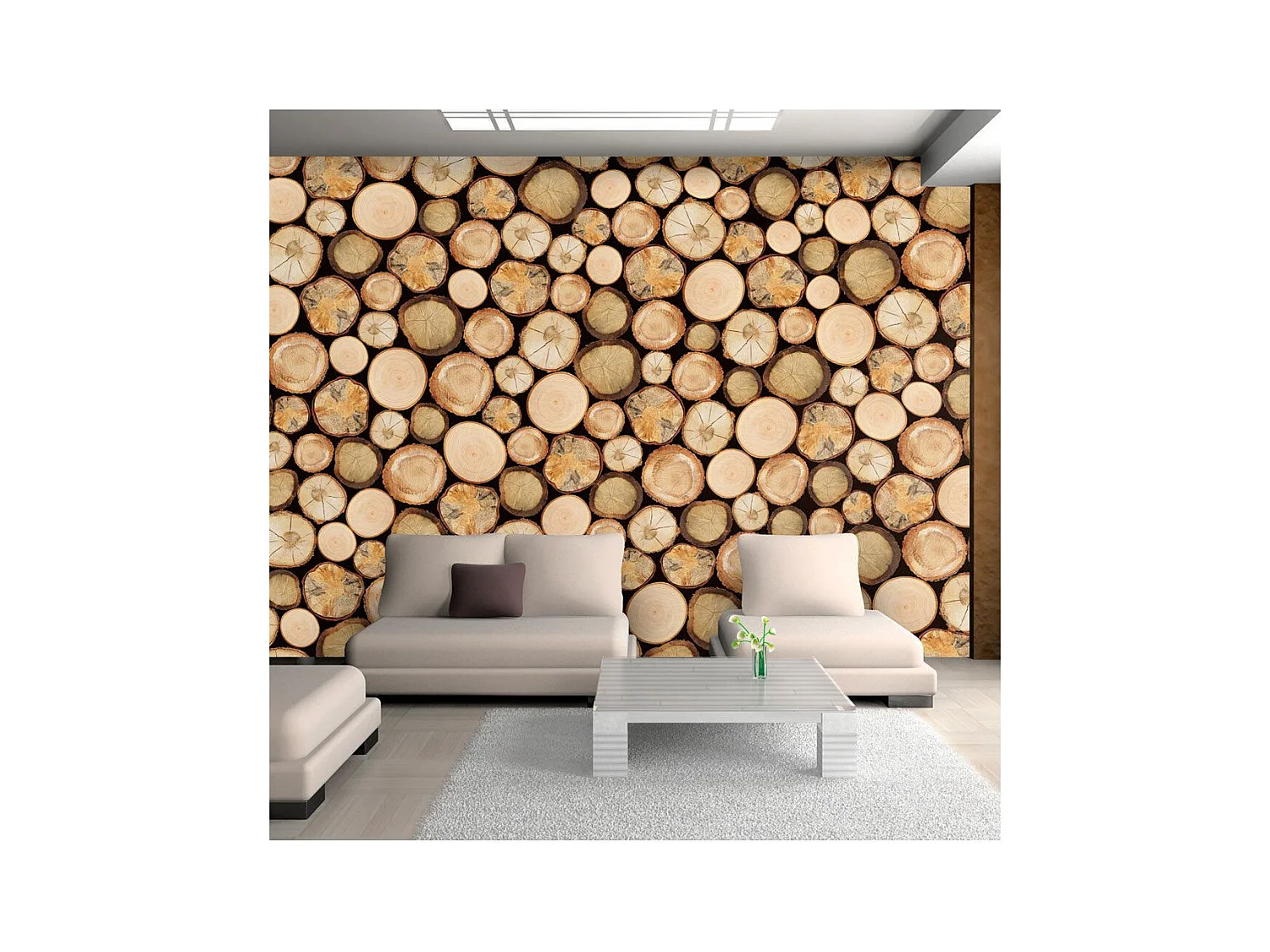 Papier Peint "Dans la Scierie" 245 x 350 cm