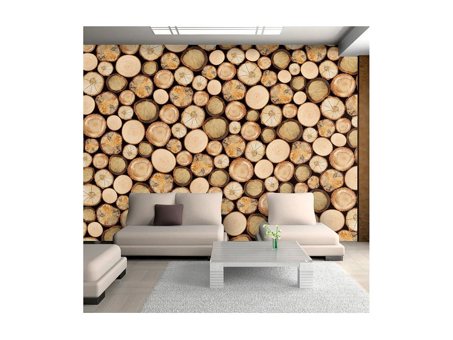 Papier Peint "Dans la Scierie" 245 x 350 cm