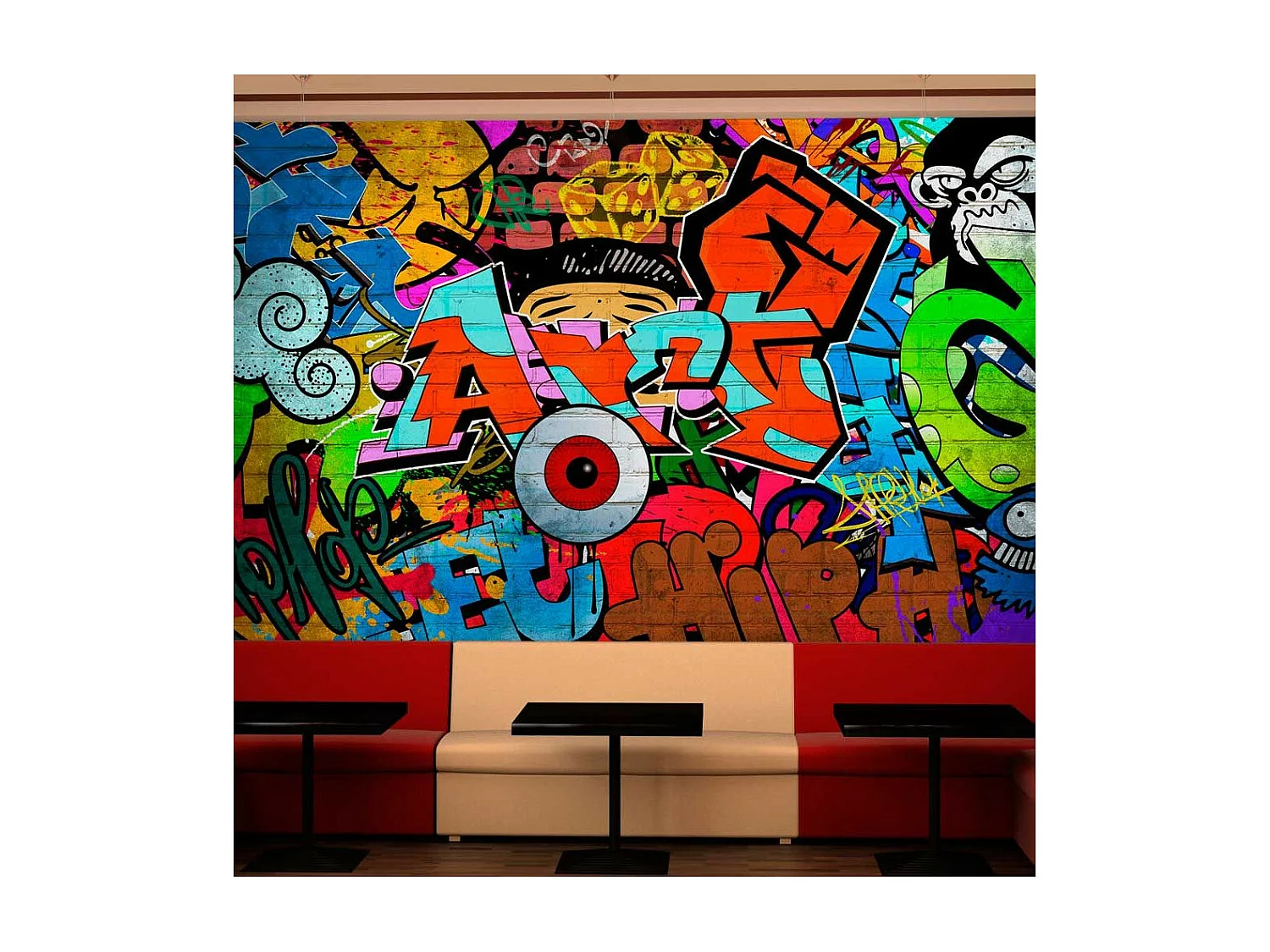 Papier Peint "Graffiti Art" 280 x 400 cm