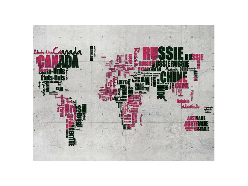 Papier Peint "World of Travel" 193 x 250 cm