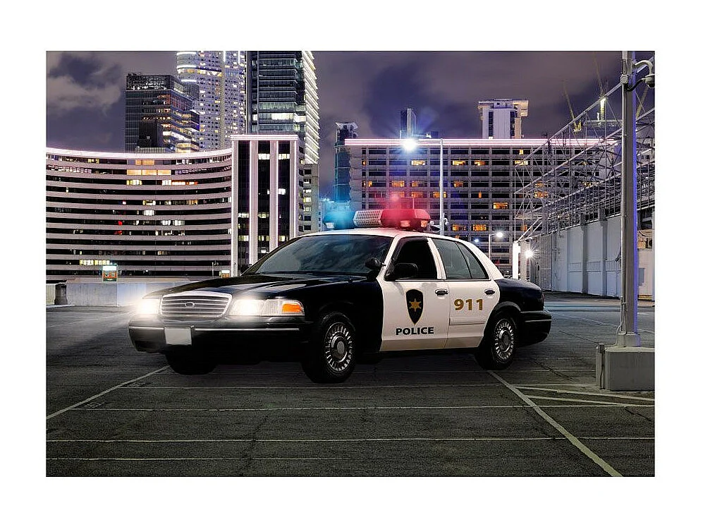 Papier Peint "Police Car" 70 x 100 cm