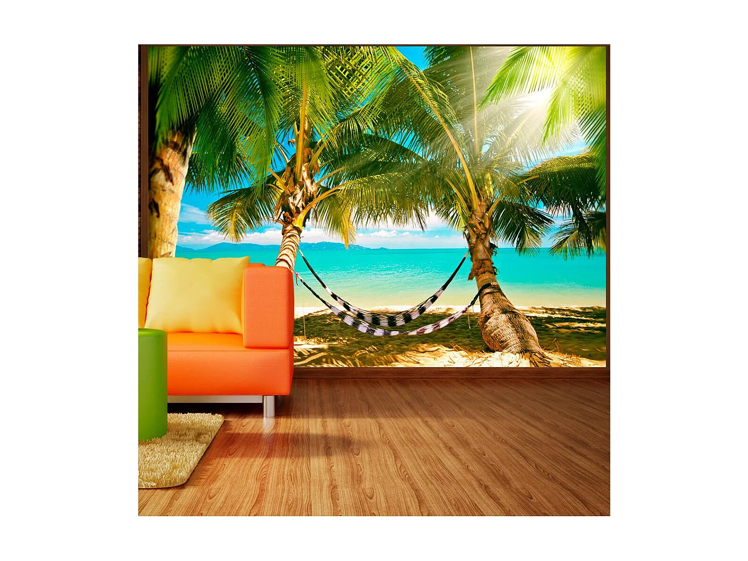 Papier Peint "Duo Ensoleillé" 105 x 150 cm