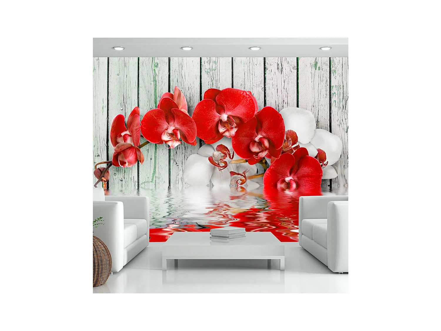 Papier Peint "Ruby Orchid" 105 x 150 cm