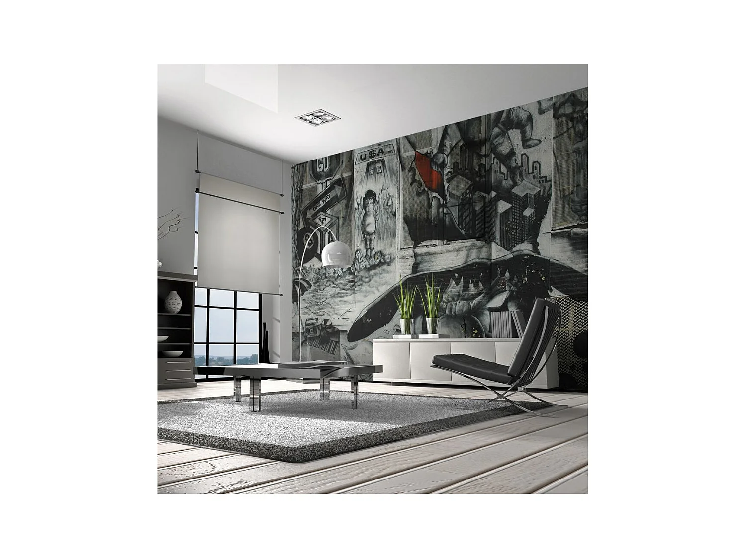 Papier Peint "Street Art Graffiti" 193 x 250 cm