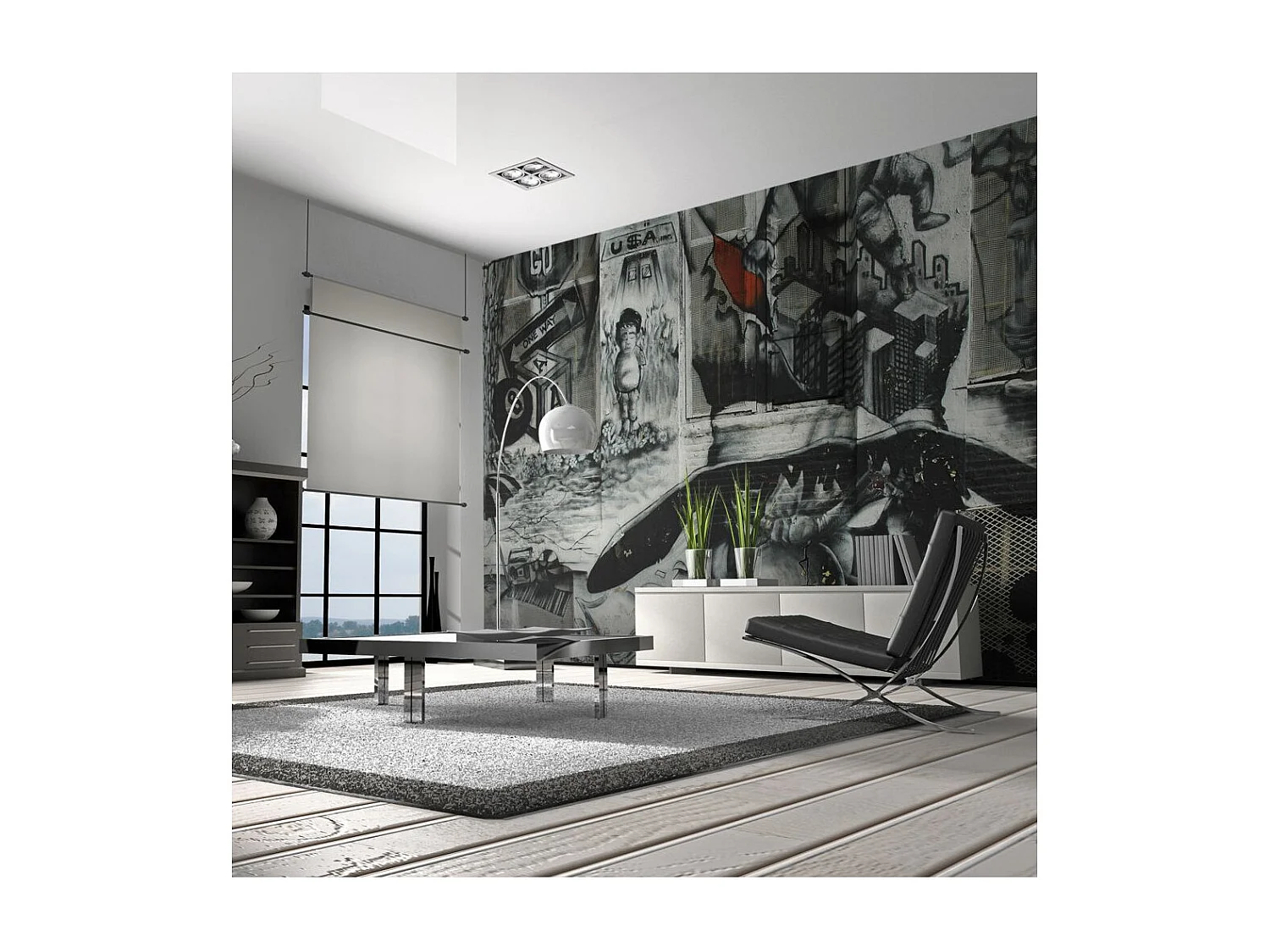 Papier Peint "Street Art Graffiti" 193 x 250 cm